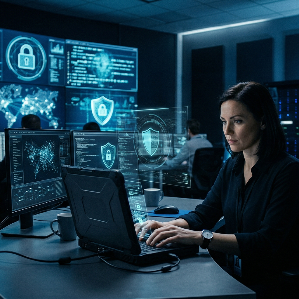 Vídeo seguro e comunicação de rede protegida