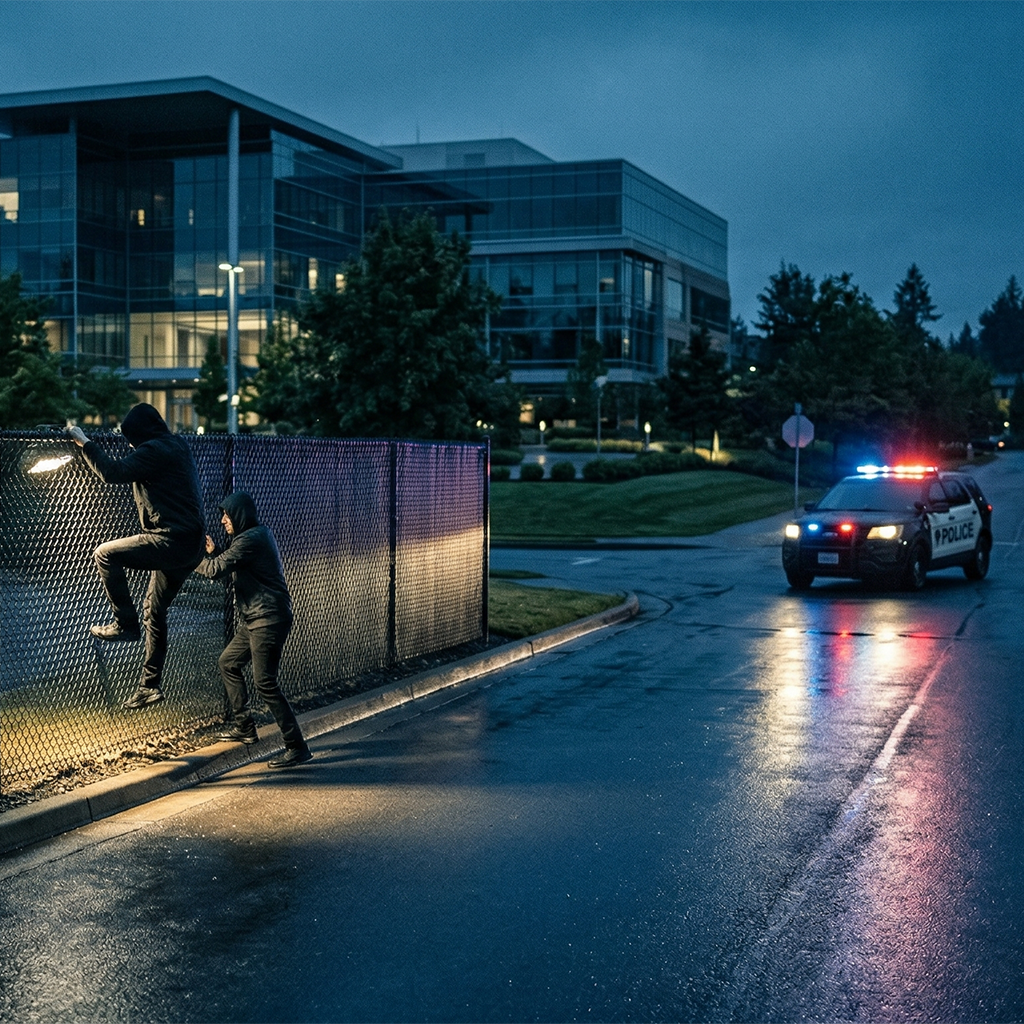 Onde usar câmeras de dissuasão ativa