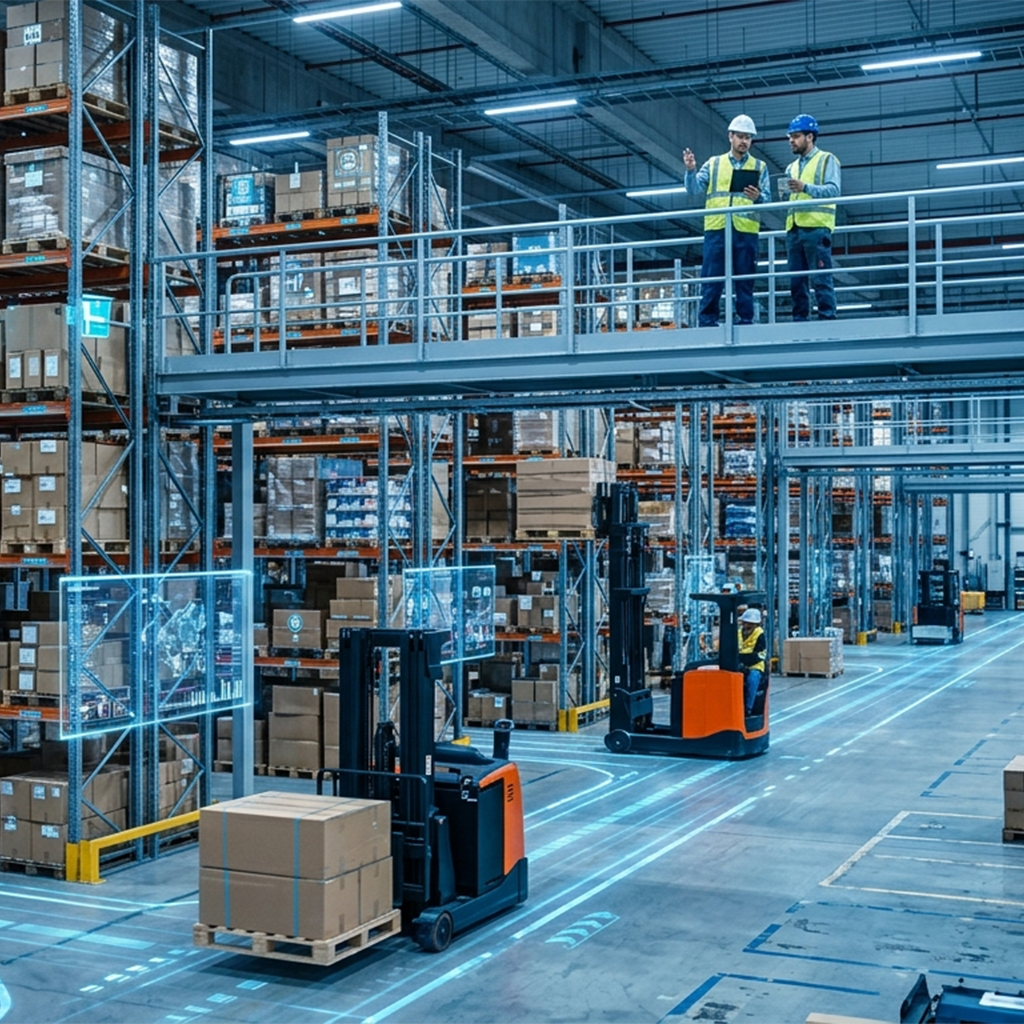 Recursos da solução para armazém