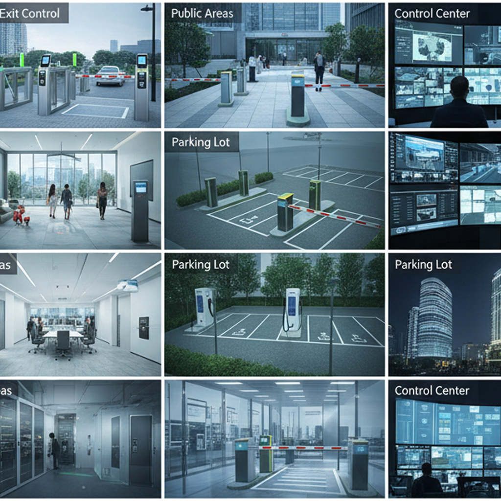 Recursos da solução para edifício inteligente