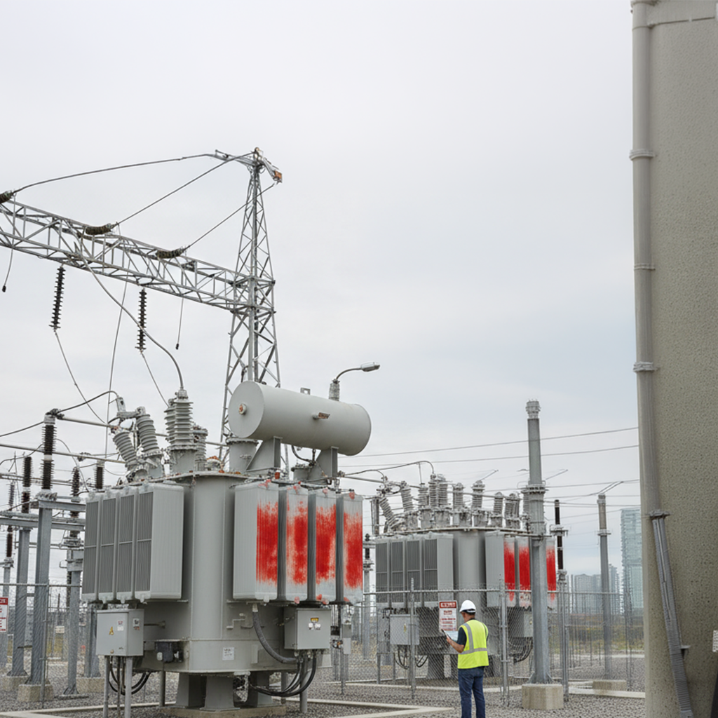 Câmeras térmicas para monitoramento de subestação