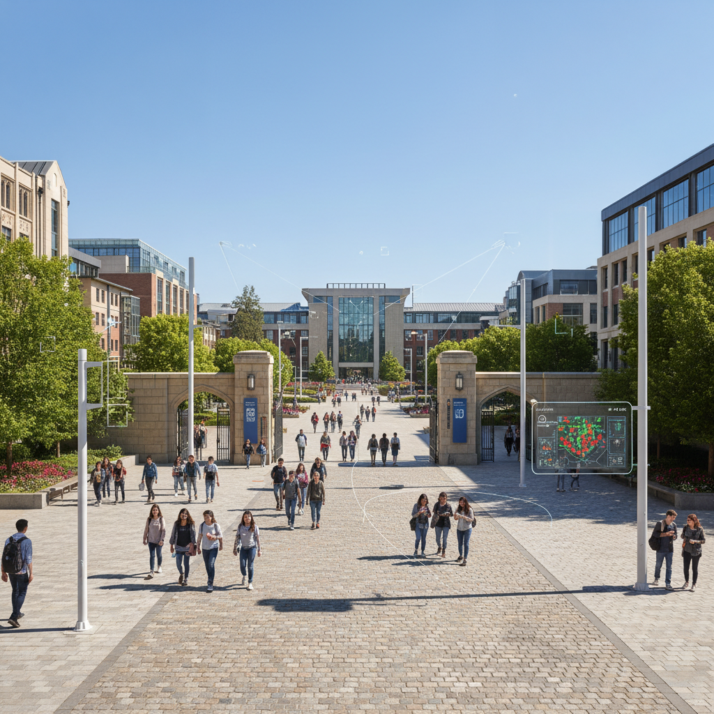 Recursos da solução para smart campus