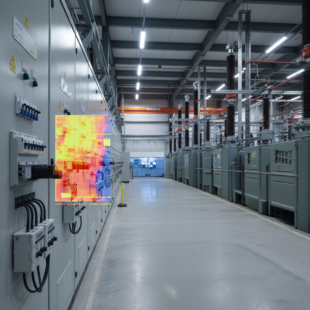 Monitoramento do desempenho de equipamentos elétricos com imagem térmica