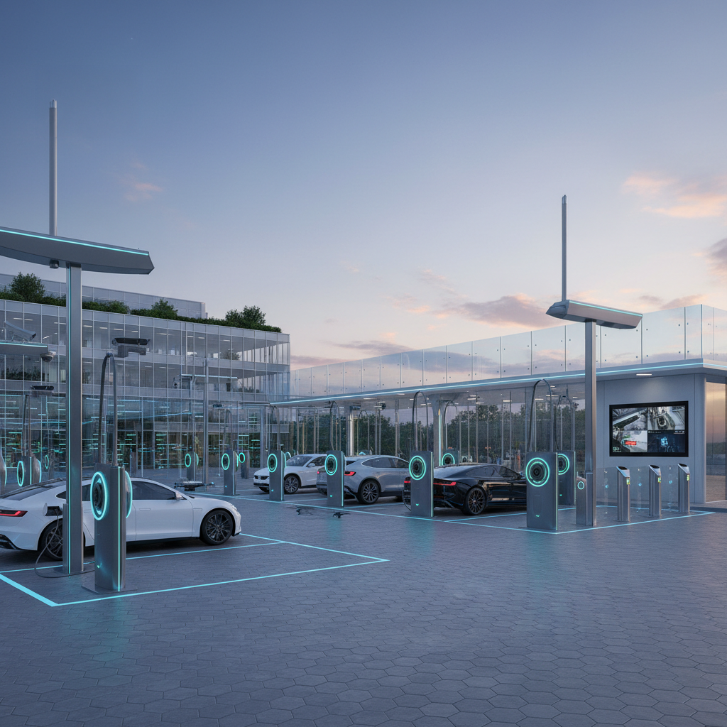 Opção de estação de recarga para vaga única