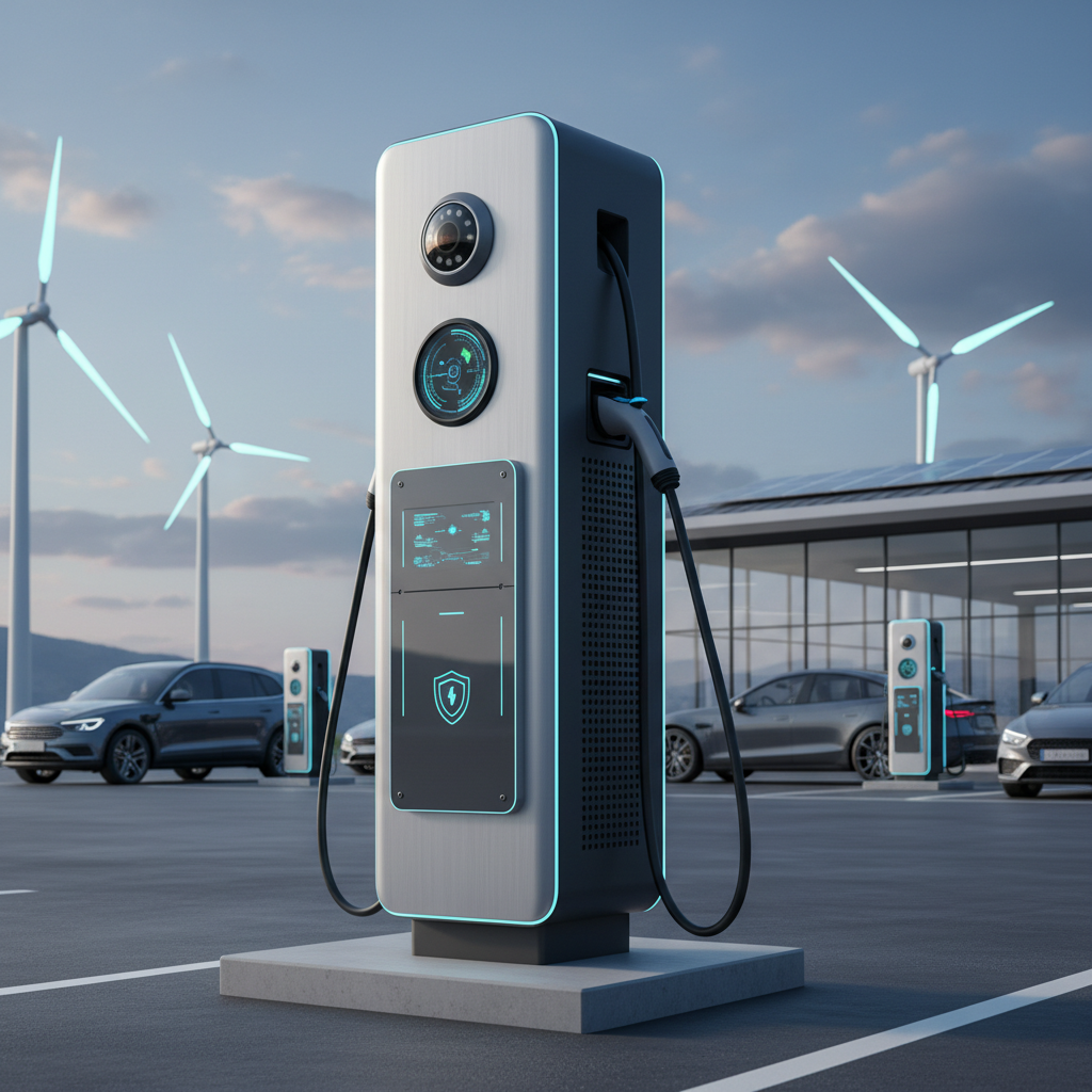 Opção integrada dentro da estação de recarga