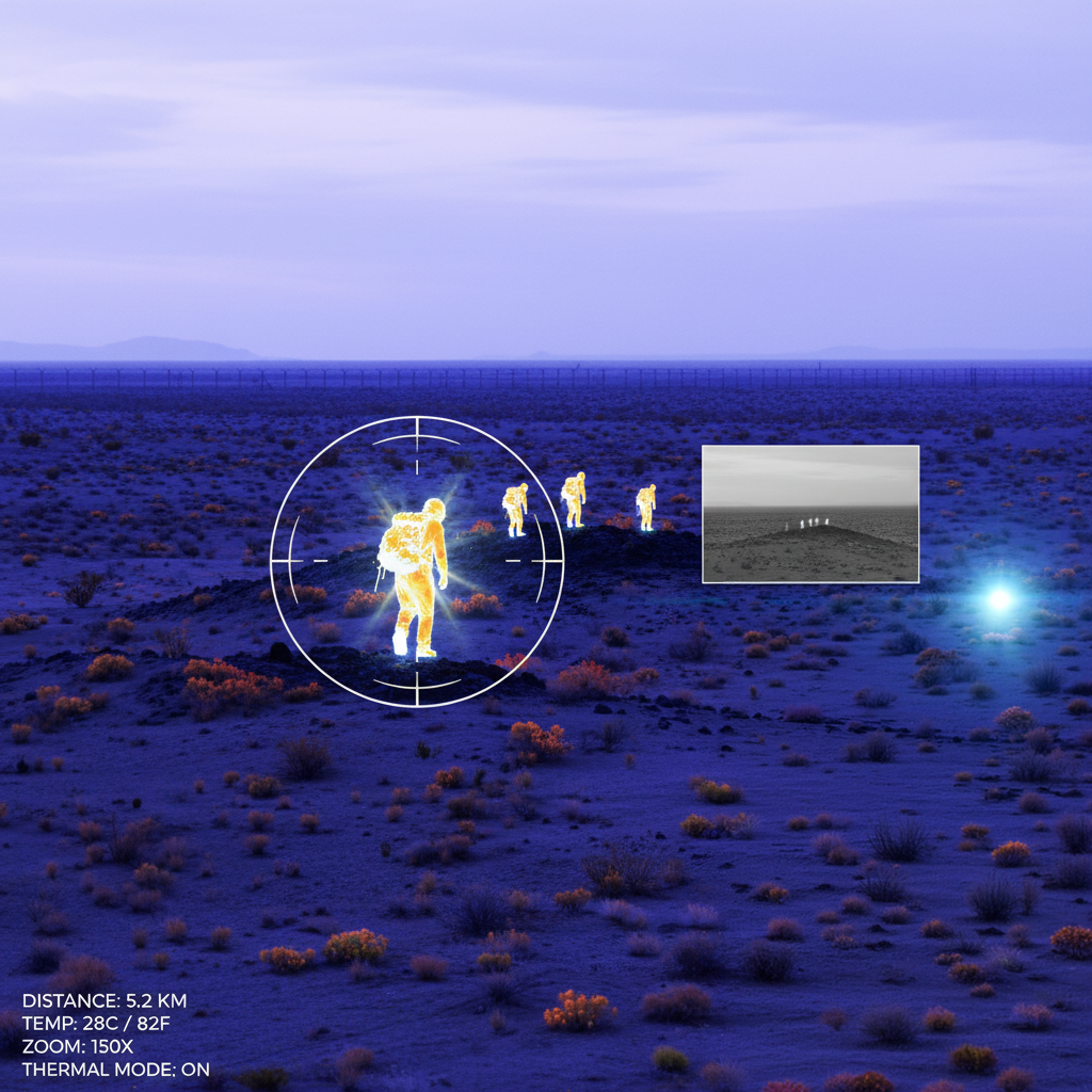 Videomonitoramento de longo alcance